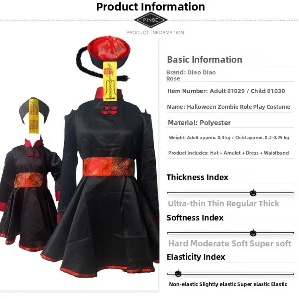 Matching Design Parent-Child Costume Unique Design Performance Costume Zombie Costume  Stage Drama