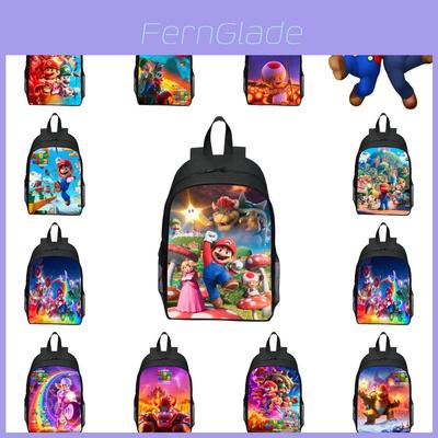 Super Mario Children's Backpack 16-inch Cute And Functional Oxford Fabric Custom Design