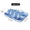 Silicone Taco Plate Holder with Dividers for Burritos and Tortillas