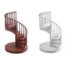Miniatur Wendeltreppe Modell 1/12 Puppenhaus Europäischer Stil Möbel Dekor Ornament Puppenhaus Zubehör Rollenspiel Spielzeug