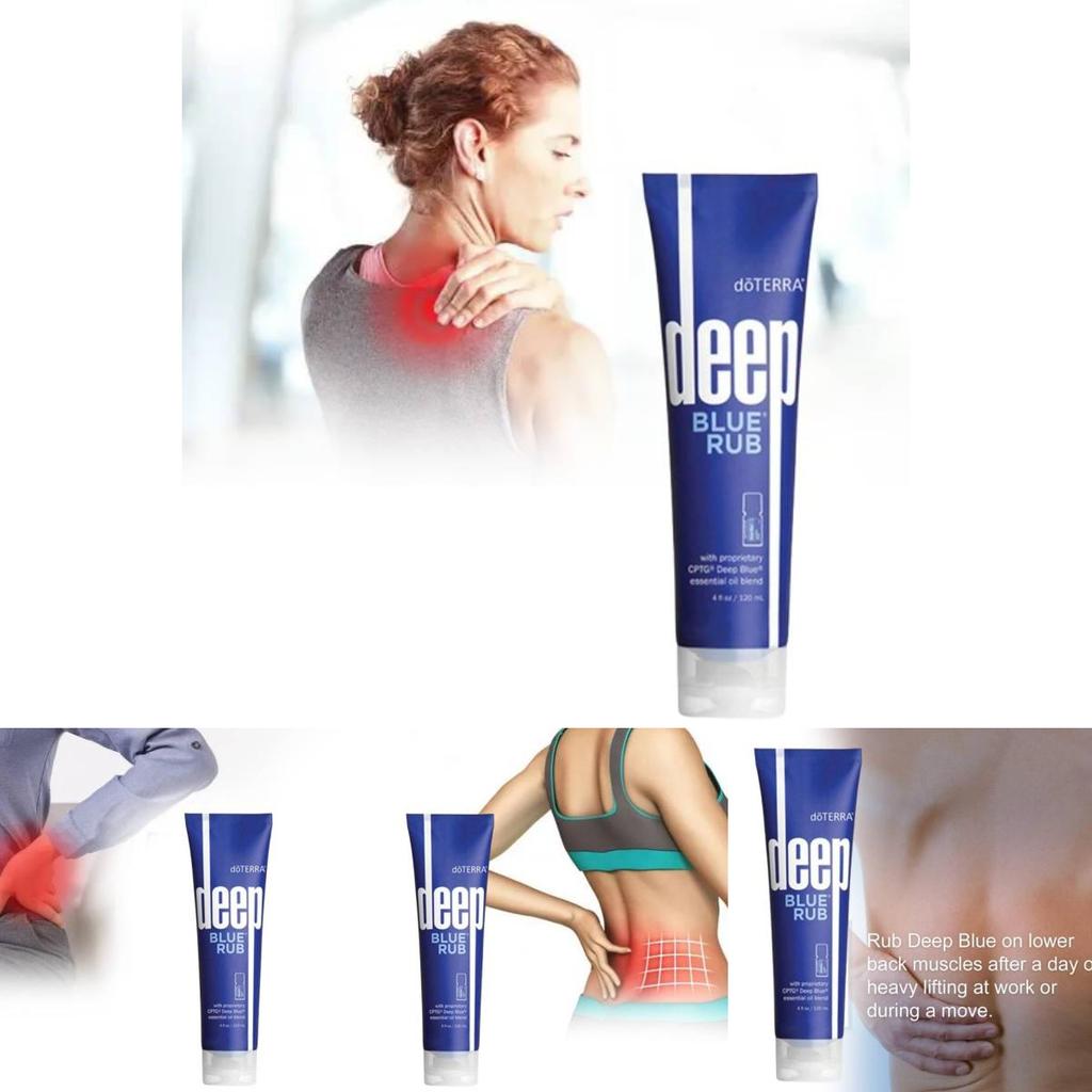 Soothing Deep Blue Rub Cream 120ml By For Effective Muscle Pain Relief
