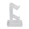 Controller Stand for Switch Pro Stable Nonslip 2 Tier RGB Transparent Game Controller Headset