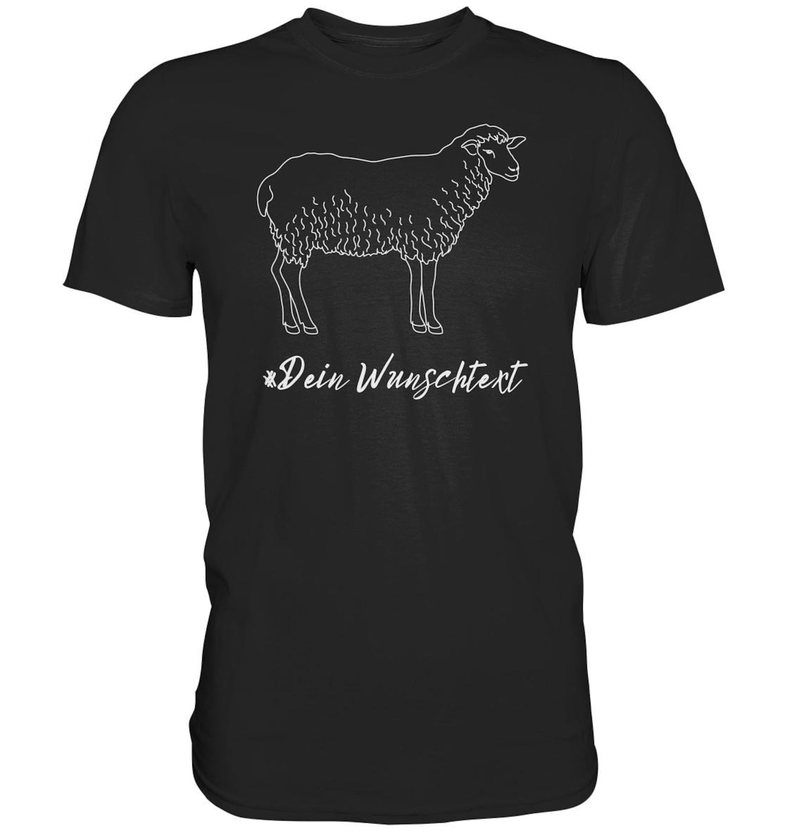 Sheep custom text customizable Sheep - Premium Shirt 2XL