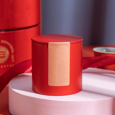 Vintage Round Portable Sealed Jewelry Candy Tea Can Tea Container Tea Packaging Jar Tea Box