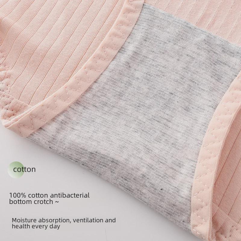 Women's Pure Cotton High Waist Briefs | Large Size, Antibacterial, Abdomen & Hip Lifting | Suitable for Middle-aged & Young Girls