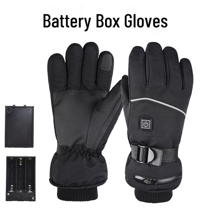 Winter Heated Gloves with Adjustable Temperature for Cycling, Skiing, and Motorcycling