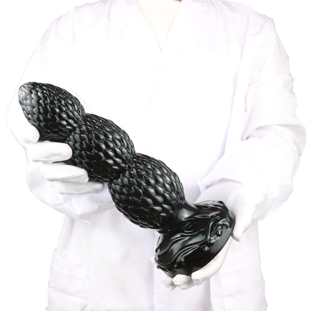 Hitasi Anal Plug Anal Dildo for Extra Anal Goods with Suction Adult Anal Anal Heavy Expansion SM Goods L Women, Thick, Soft, PVC, Thick, Non-Human