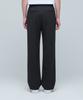 MUSINSA STANDARD Genderless Wide Banding Slacks [Dark Gray]