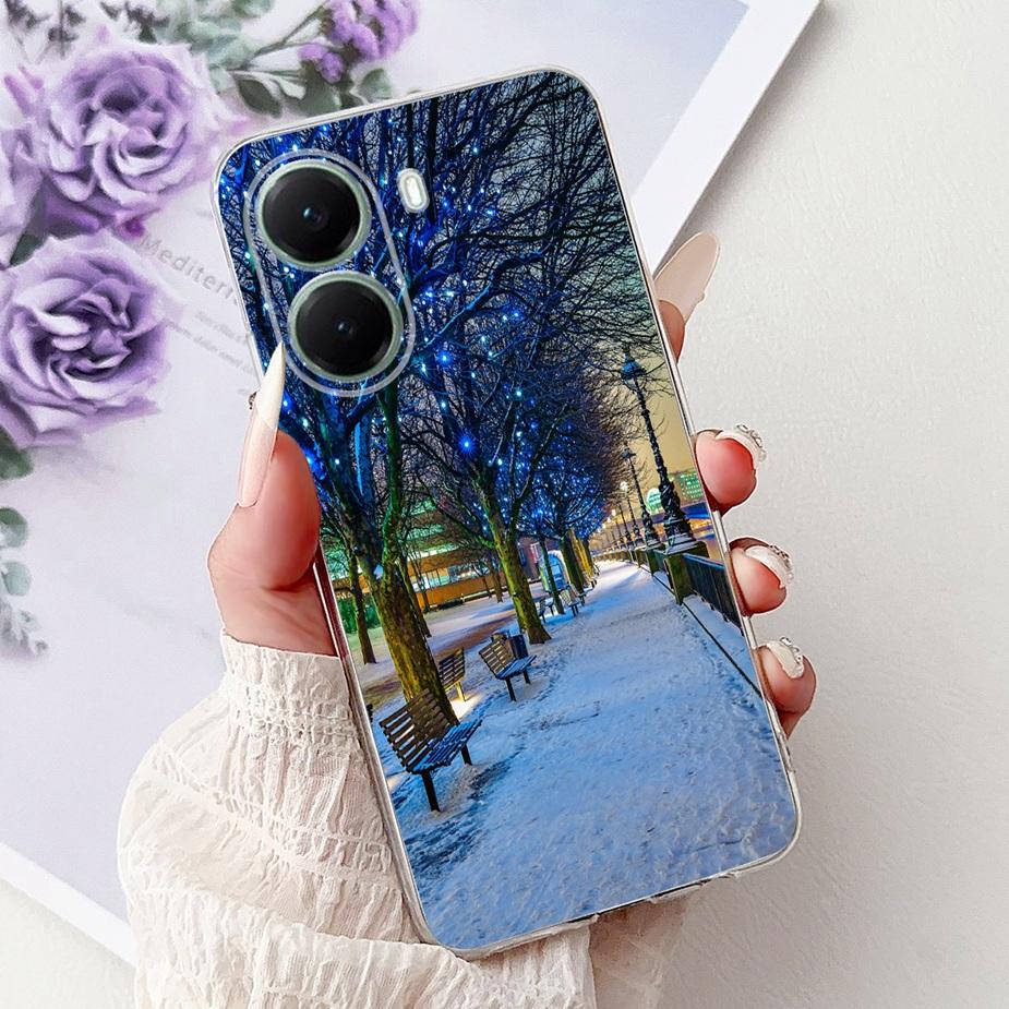 For Xiaomi Poco X7 Pro 5G Case Stylish Painted Cover Clear Silicone Phone Case For Xiaomi Poco X7 PocoX7 Pro X7Pro 5G Soft Shell