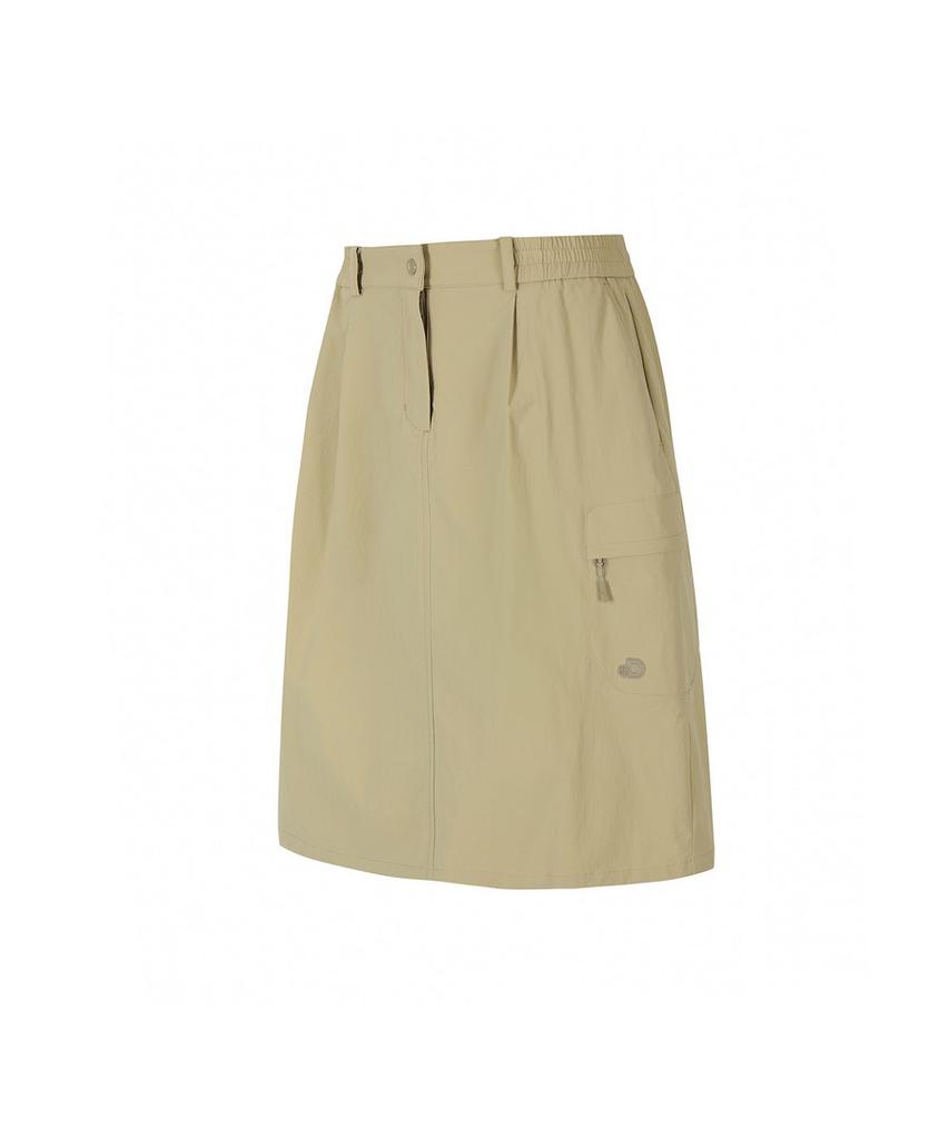 DISCOVERY EXPEDITION Freshvent Women'S Bermuda Cargo Skirt (L/Beige)