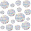 Anti-Collision Circular Window Stickers  Reusable Rainbow Window Clings Stop Birds from Hitting Windows