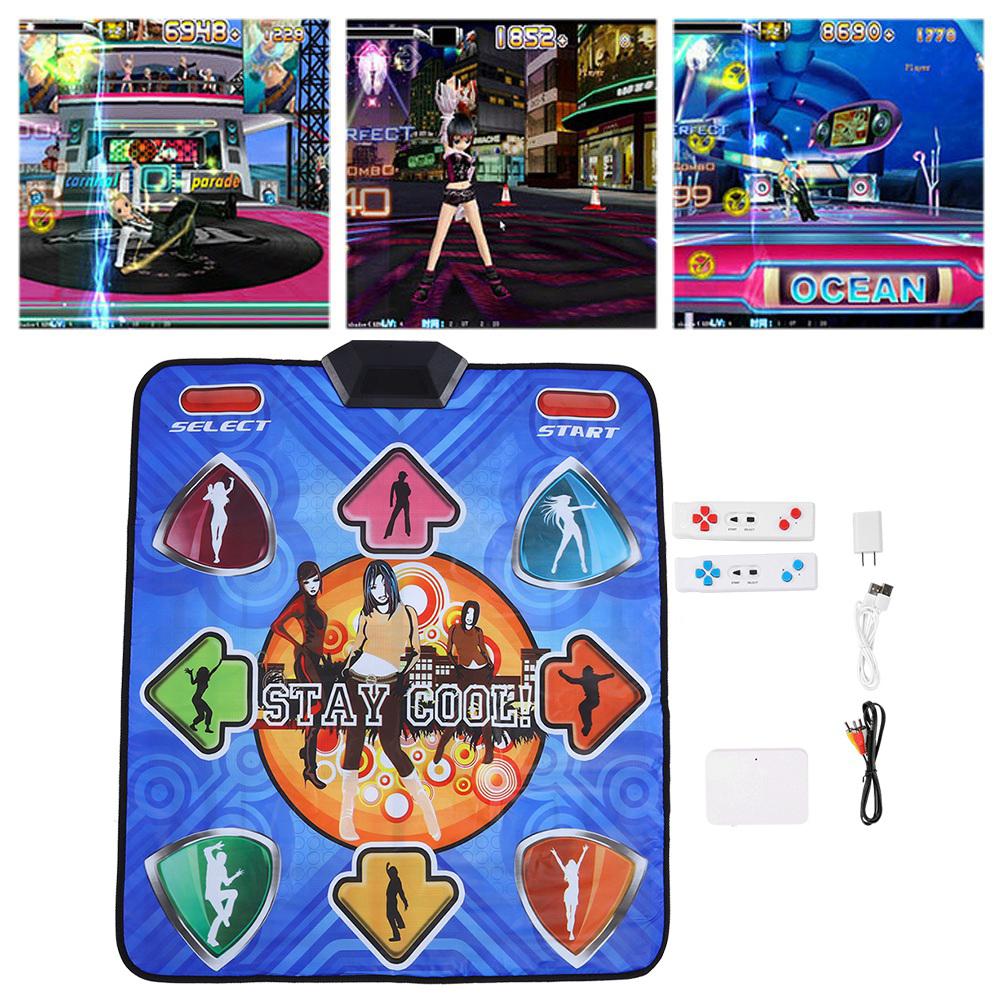High Definition Dance Mat Pad Single Player Television Interface Computer Dual Purpose Somatosensory Game Dancing