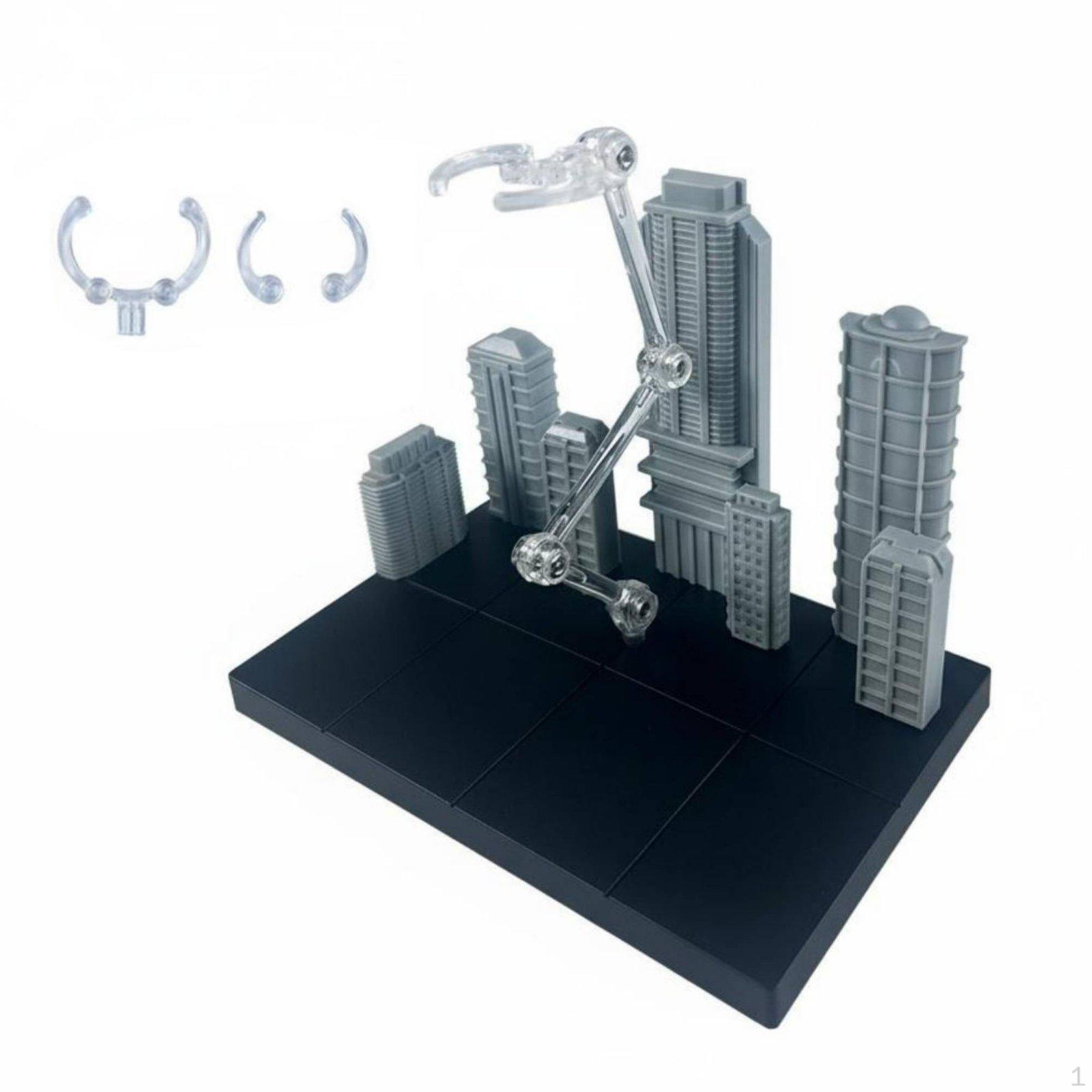 Cityscape Display Stage Versatile Compatibility Robot Model Battle Diorama Dynamic Posing