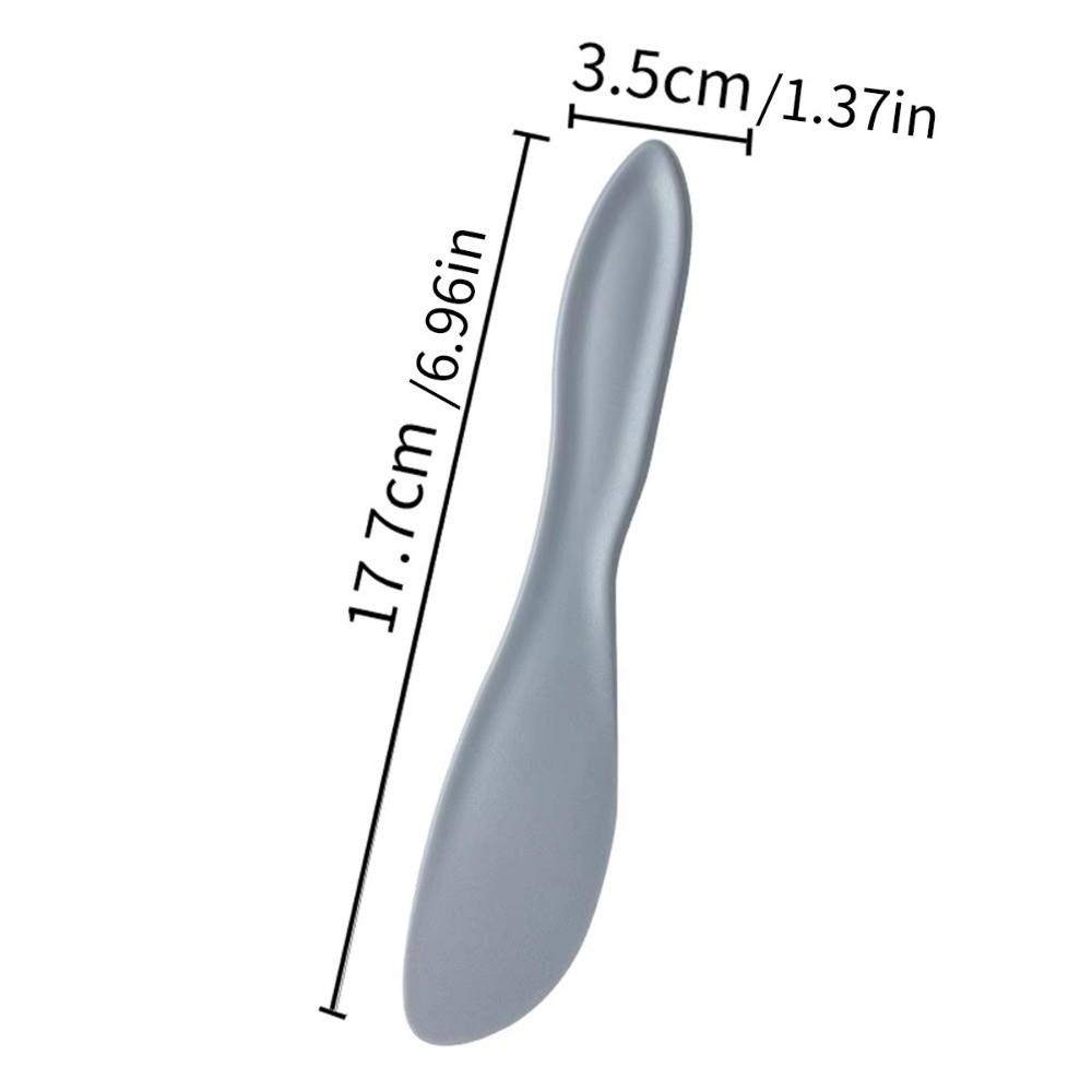Plastkakskrapa Färgstark Spatel Liten Skrapa Sked Grädde Pudding Spatel Bakning Kakverktyg