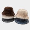 New Thicken Faux Fur Winter Warm Ear Protection Bomber Hat Outdoor Russian Windproof Anti-cold Furry Earflap Hat For Skiing