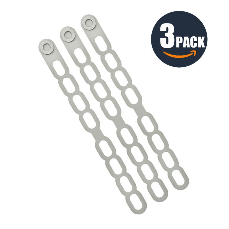 3Pcs Silicone Pot Lid Elastic Band Reusable Lunch Box Strap Holder Suitable Universal Clay Pots Curtains Bowls Latch Strap Ties