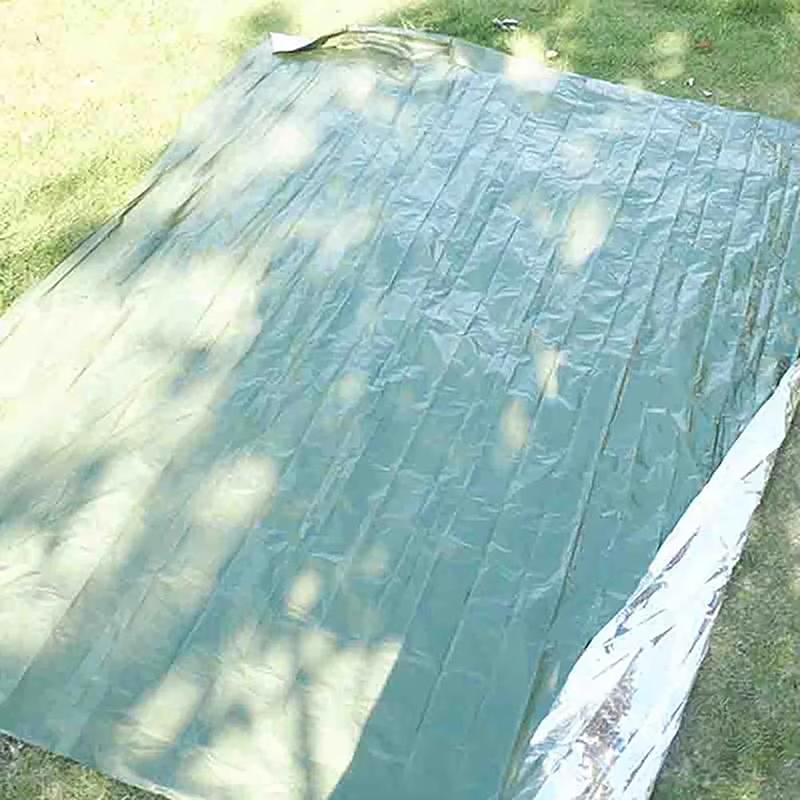 1Pc Outdoor Emergency Survival Blanket Waterproof First Aid Rescue Curtain Foil Thermal Blanket 160X260/130X210Cm