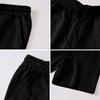 Herren Strick-Shorts mit Kordelzug und Zopfmuster Weiches atmungsaktives Gewebe Lässige Passform für den Alltag