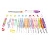 Crochet Hooks Set 2.5mm‑10.0mm Ergonomic 13PCS Multicolor Crochet Hooks with PU Bag for Home