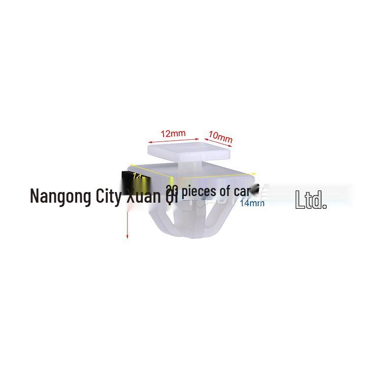 

Hyundai Kia Elantra Side Skirt Trim Panel Anti-Scratch Clip 87756-2E000 Without Padding