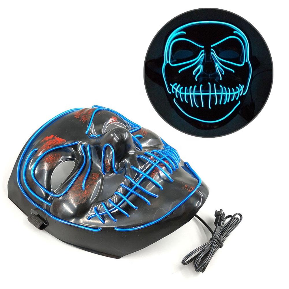 Halloween Masks Human, Face Masks Halloween Theme, Halloween Kids Face Mask Decorative Lighting