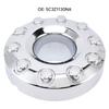 Pair of 19.5in Wheel Hub Center Cap 10 Lug 5C3Z1130NA Replacement for Ford F‑450 F‑550 Super Duty