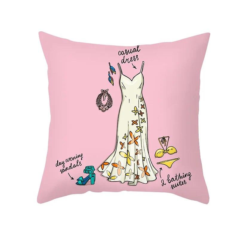 Cartoon Fruit Pillowcase Office Cushion Cover Living Room