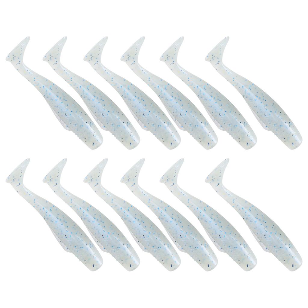 2Set 6pcsSet Artificial Simulation Solf Silicone Fishing Lure Soft Bait T Tail Accessory6#