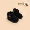Winter new baby cotton shoes velvet warm snow boots men and women children soft-soled baby toddler shoes