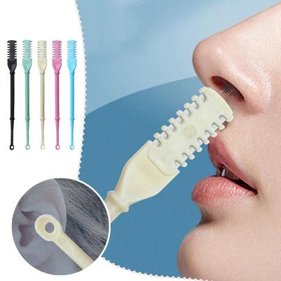 Portable Manual Nose Hair Trimmer Washable For Men With Hair Waterproof And Removal Double Stor X4B4