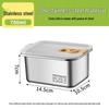 Yuendis 304 Stainless Steel Rectangular Food Storage Container