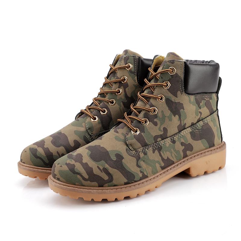 Men's Winter Boots, Casual Leather Short Boots, Snow Boots, Flat Boots, Fashionable and Comfortable British Style