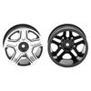 4 pcs 1.9inch Wheel Rim for Traxxas TRX4 SCX10 D90  HSP  HPI 1:10 RC Car Toy Accessoriesblack