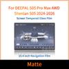For 2025‑2026 Deepal S05 15.4Inch Car Interiors Accessories Screen Tempered Glass Film Anti‑Scratch Anti‑Fingerprint 9H Hardness
