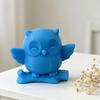 Yousheng 3D Printed Owl Figurine Cute Owl On Tree Branch Statue Mini Forest Animal Ornament for Home Office Table Desk Mantle TV Stand Bookshelf Decor