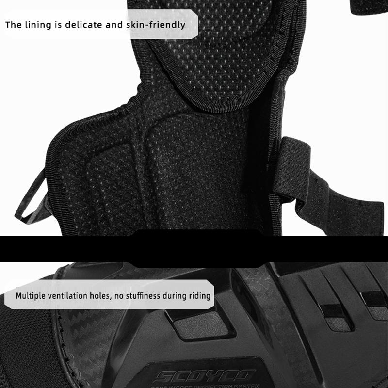 SCOYCO Motocross Knee Pads Motorcycle Protection Riding Knee Guards Motorbike Off-road Racing Anti-fall Rodilleras MTB Knee Pads