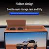 Compatible with 26 Chery iCAR V27 Models: Multifunctional Dashboard Rear Storage Organizer.