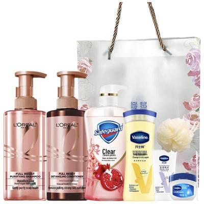 L'Oréal Holiday Hair & Body Care Gift Set with Lip Brush