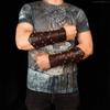 Medieval Arm Bracers for Adult Antique Arm Guards Cosplay Party Costume Carnivals Arm Gauntlets Photography Armwear