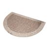 Half Round Doormat - Front Door for Indoor Entryway, Stain- and