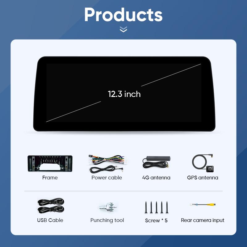 Ainavi 12.3 Inch For Lexus CT200h CT200 2011-2021 Car Radio Wireless Carplay Android Auto 4G Car Stereo Multimedia Player 2 DIN