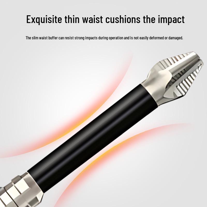 Anti-Slip Shock-Resistant Phillips Screwdriver Bit, Strong Magnetic, 25-150mm, High Hardness