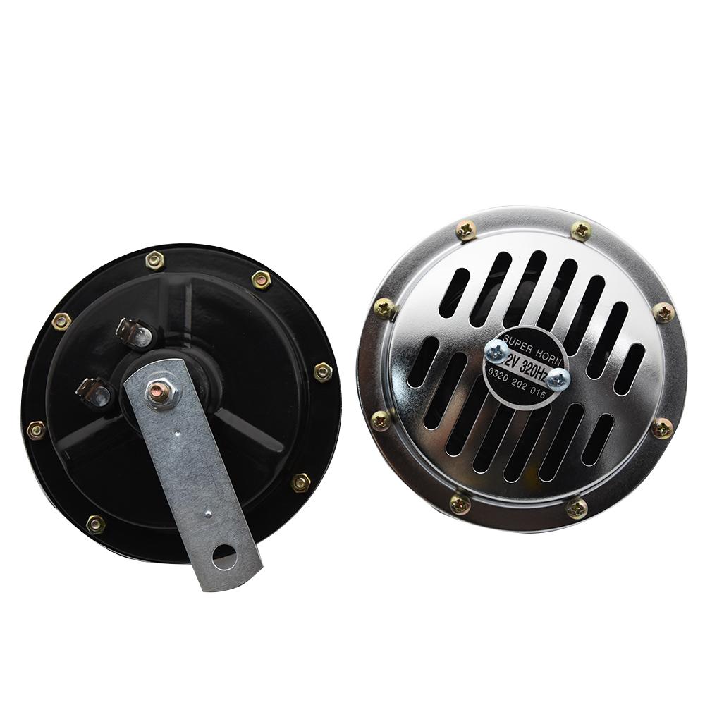 2pcs 12V 115DB Hella Super Loud Compact Electric Blast Tone Car Air Horn Kit For Motorcycle and Car Universal