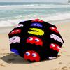 Pac-Man Game Pattern Folding Umbrella Windproof Waterproof Umbrella Outdoor Travel Sunshade Umbrella