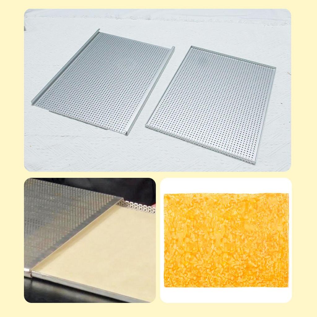 Perforated Baking Tray, Made of Aluminum, French Napoleon .