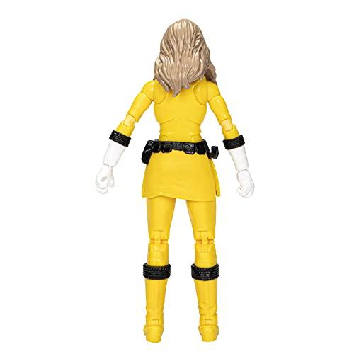 Power Rangers Lightning Collection RPM Yellow Ranger 6-Inch Premium Collectible Action Figure Toy with Accessories, Ages 4+