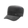 Winter hat Men's fleece cold-proof and warm flat-top hat Grandpa woolen thickened ear protector duck tongue cotton hat