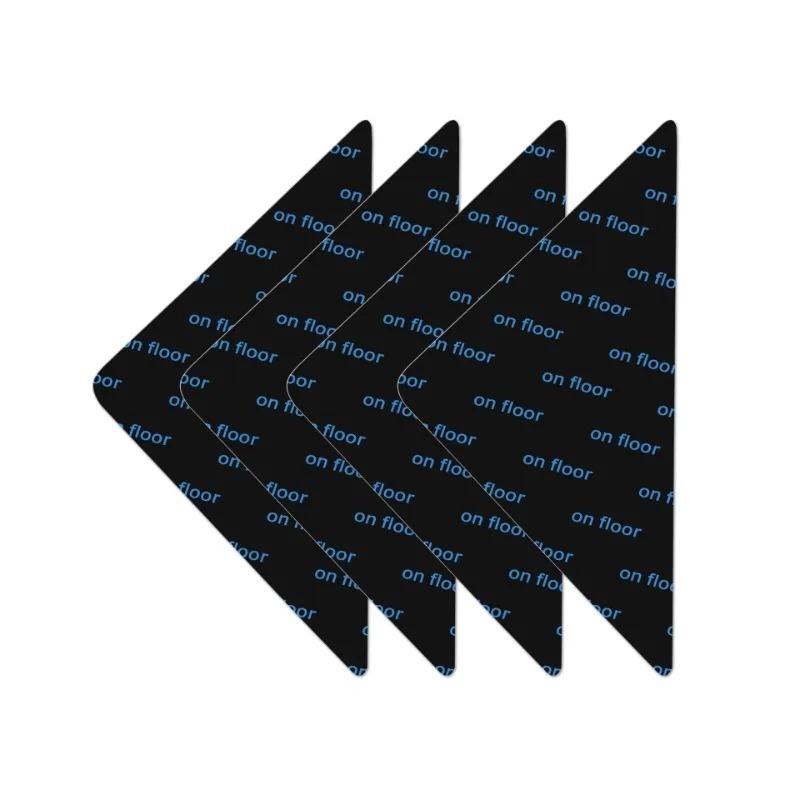 

4шт нано полиуретан самоклеящийся ковер противоскользящий треугольный ковер заплатка бытовой напольный коврик фиксированная заплатка моющийся и многоразовый