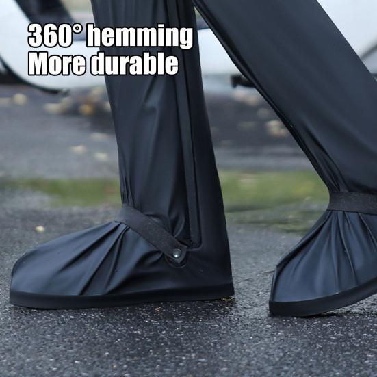 Elastic Band Shoe Covers Reusable Non Slip Waterproof Shoe Covers Over The Knee Rain Shoe Covers for Men Women Sneakers
