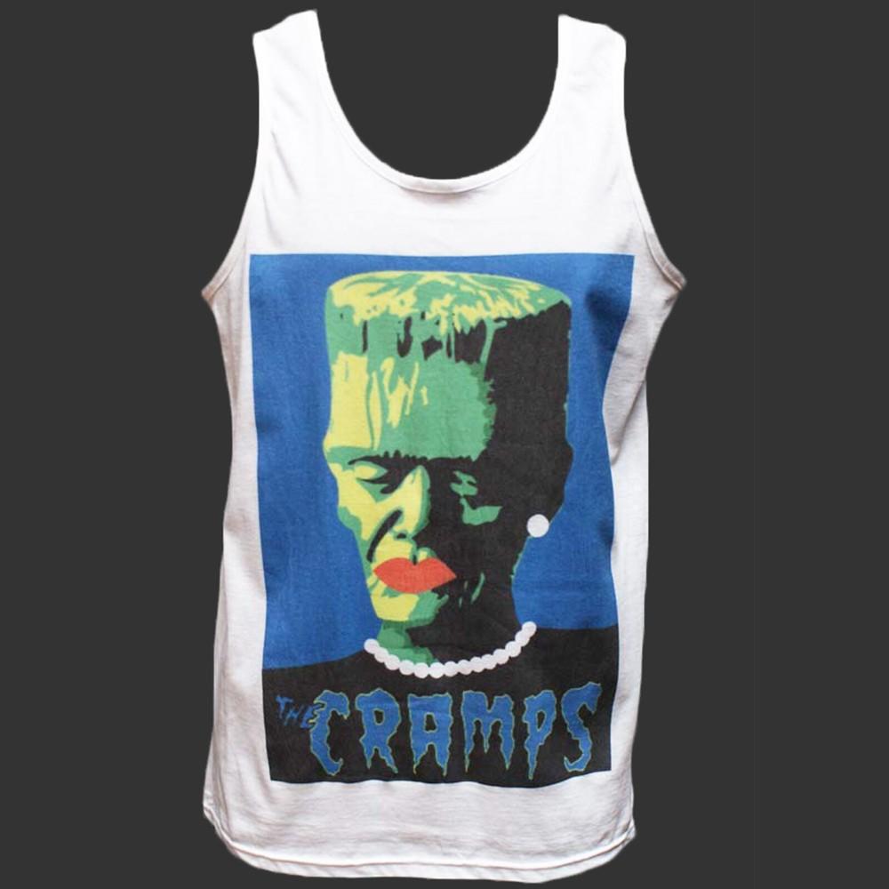 

The Cramps Punk Rock Psychobilly T-SHIRT vest top unisex white S-4XL S